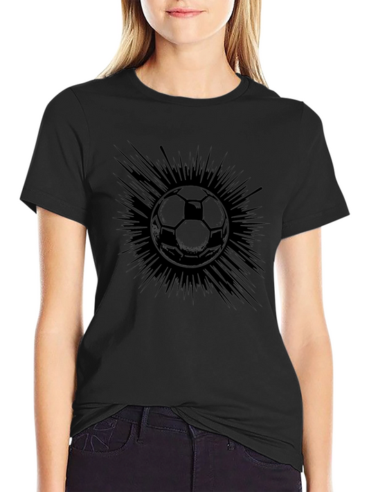Soccer Ball Graphic Tee - Mens Black T-Shirt