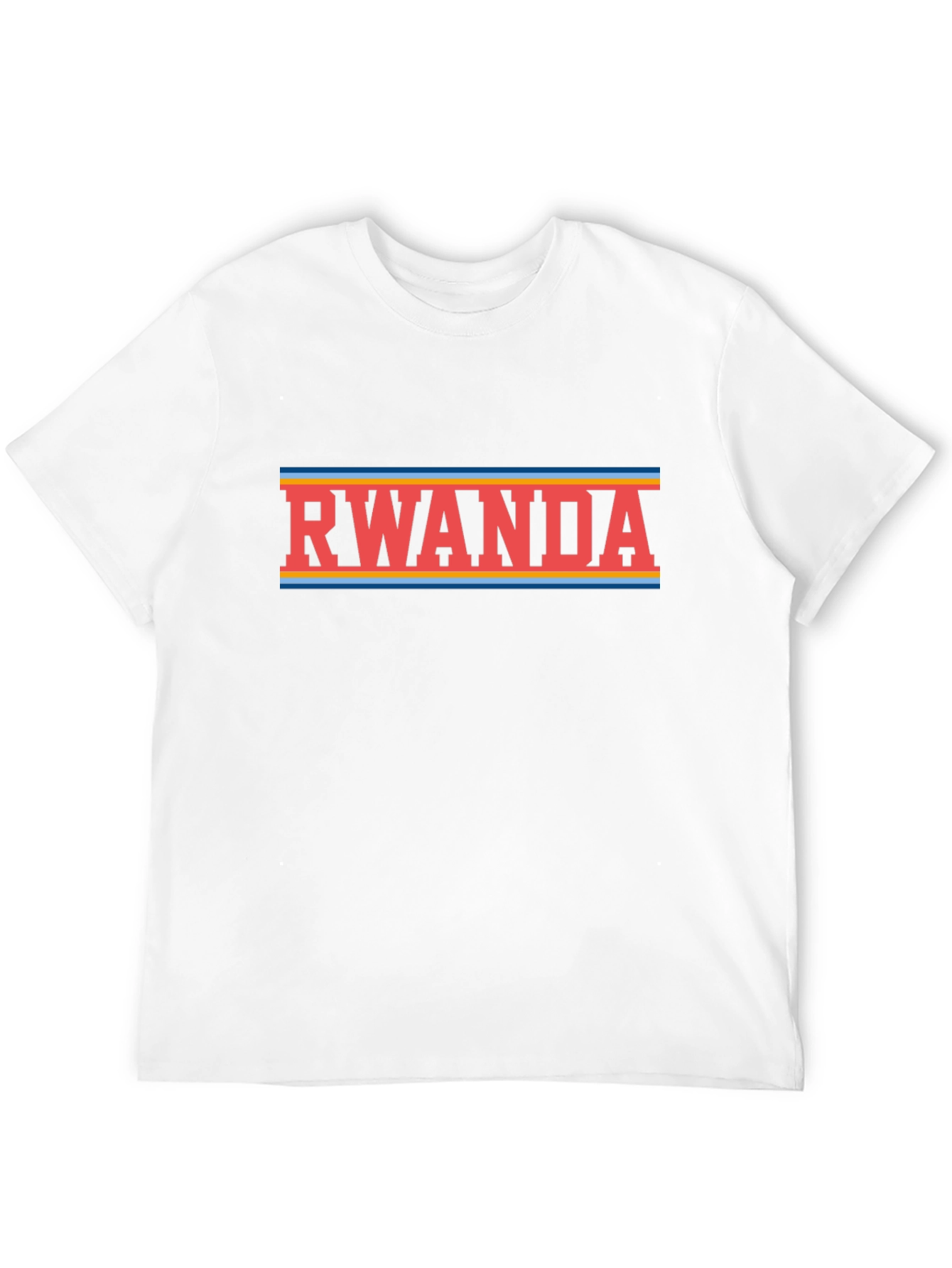Rwanda Graphic Tee - Black Short Sleeve T-Shirt