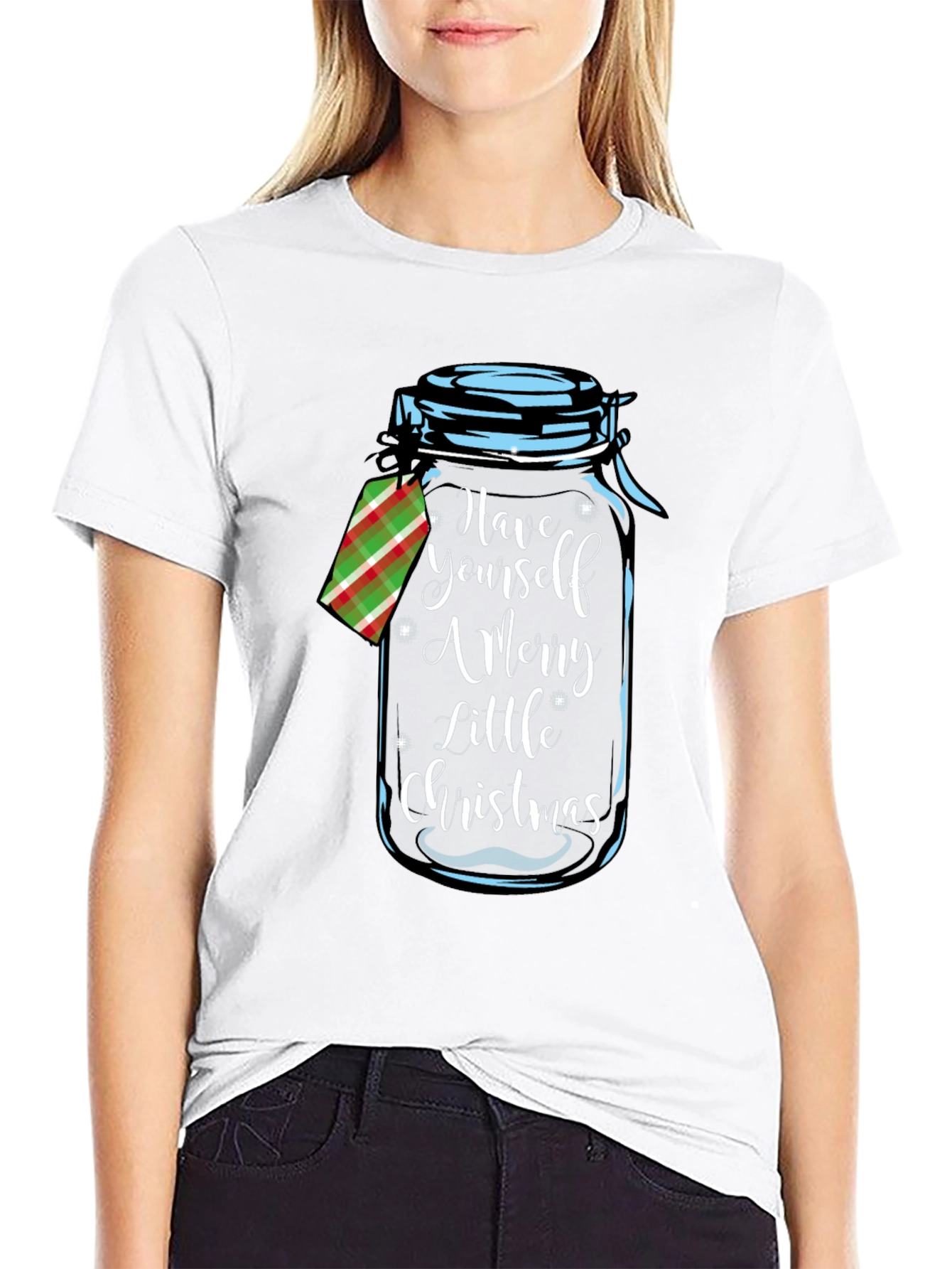 Christmas Mason Jar Graphic Tee