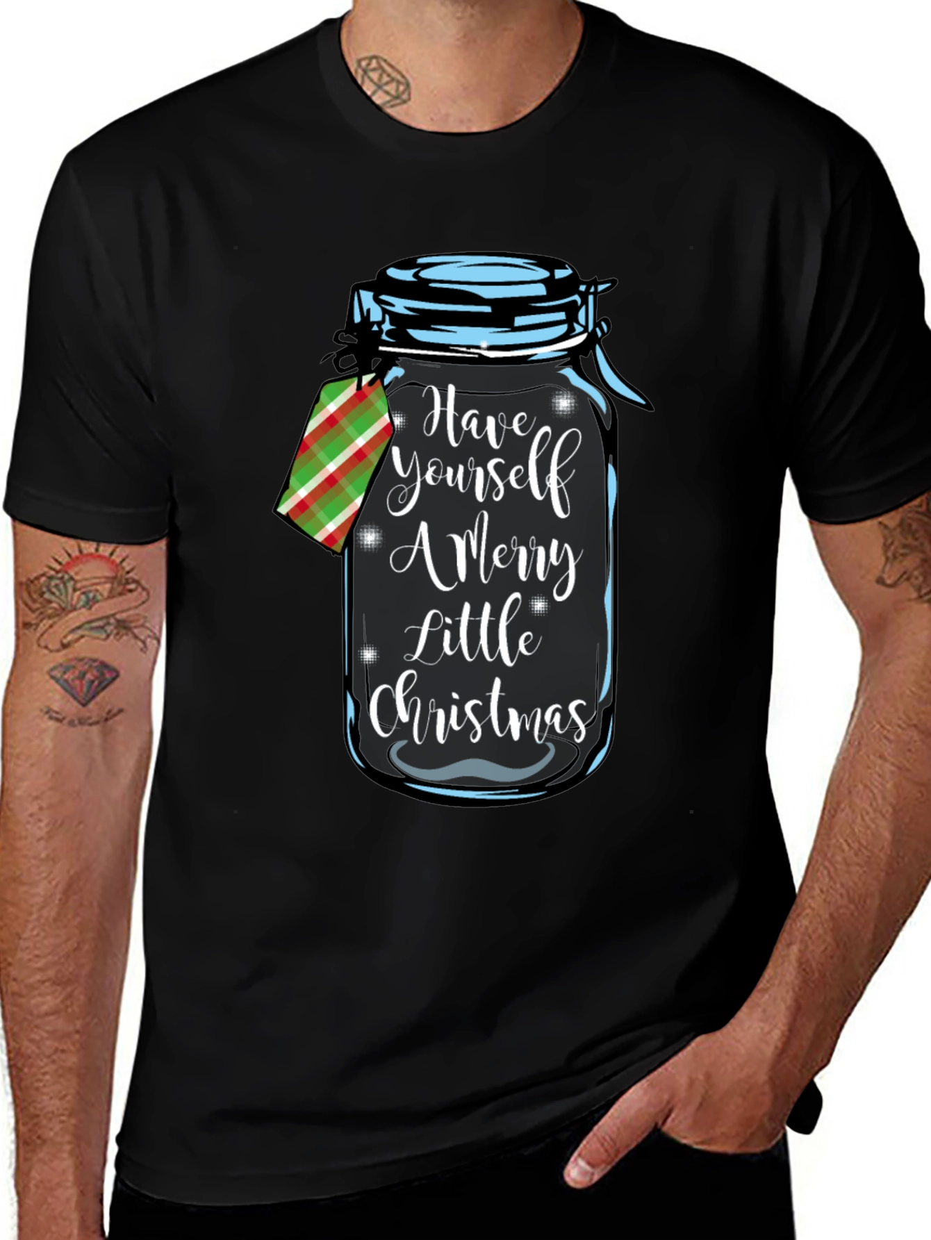 Christmas Mason Jar Graphic Tee