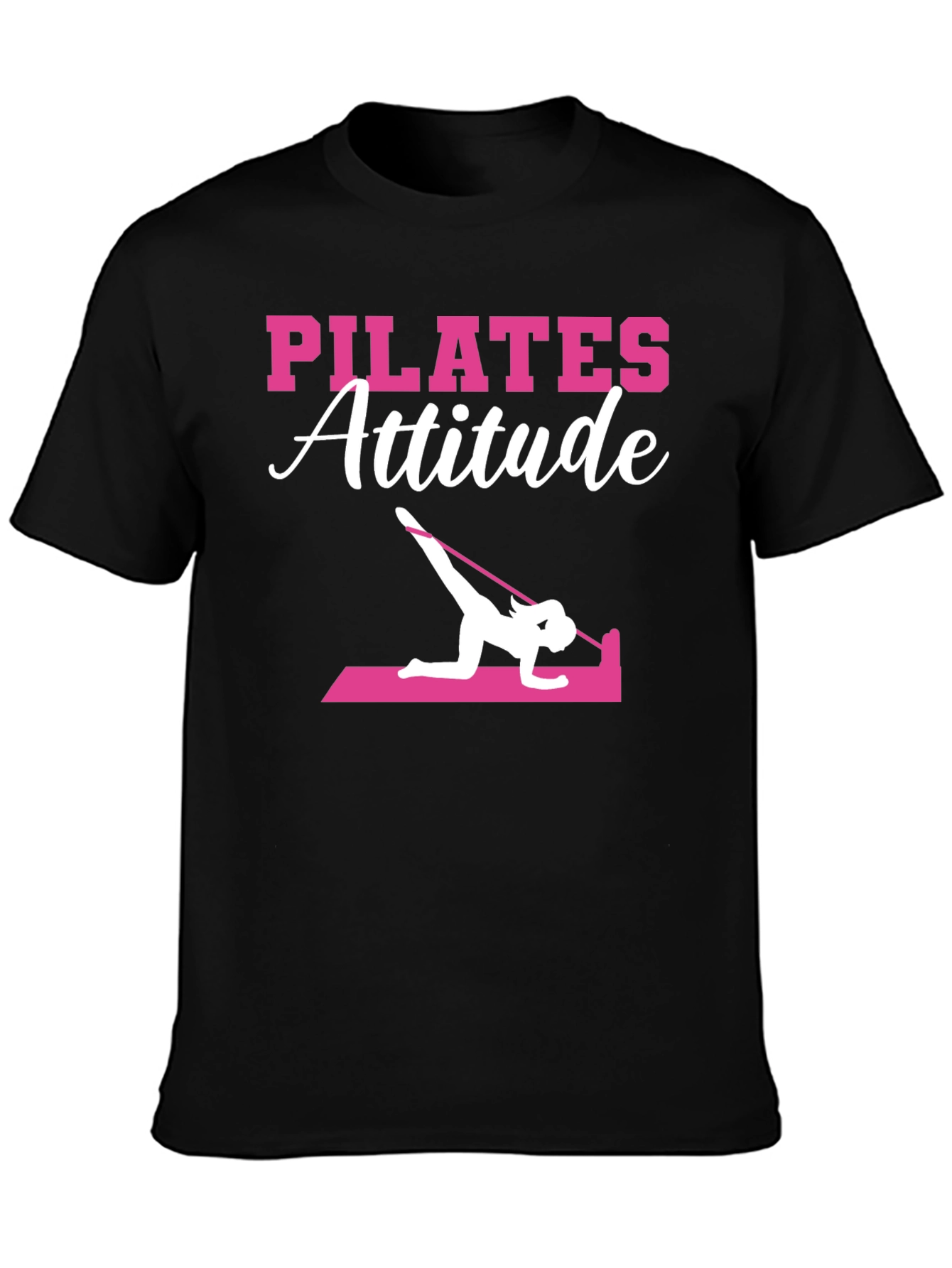 Pilates Attitude Black T-Shirt