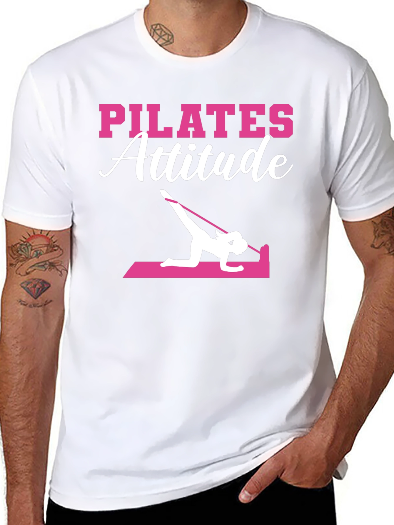 Pilates Attitude Black T-Shirt