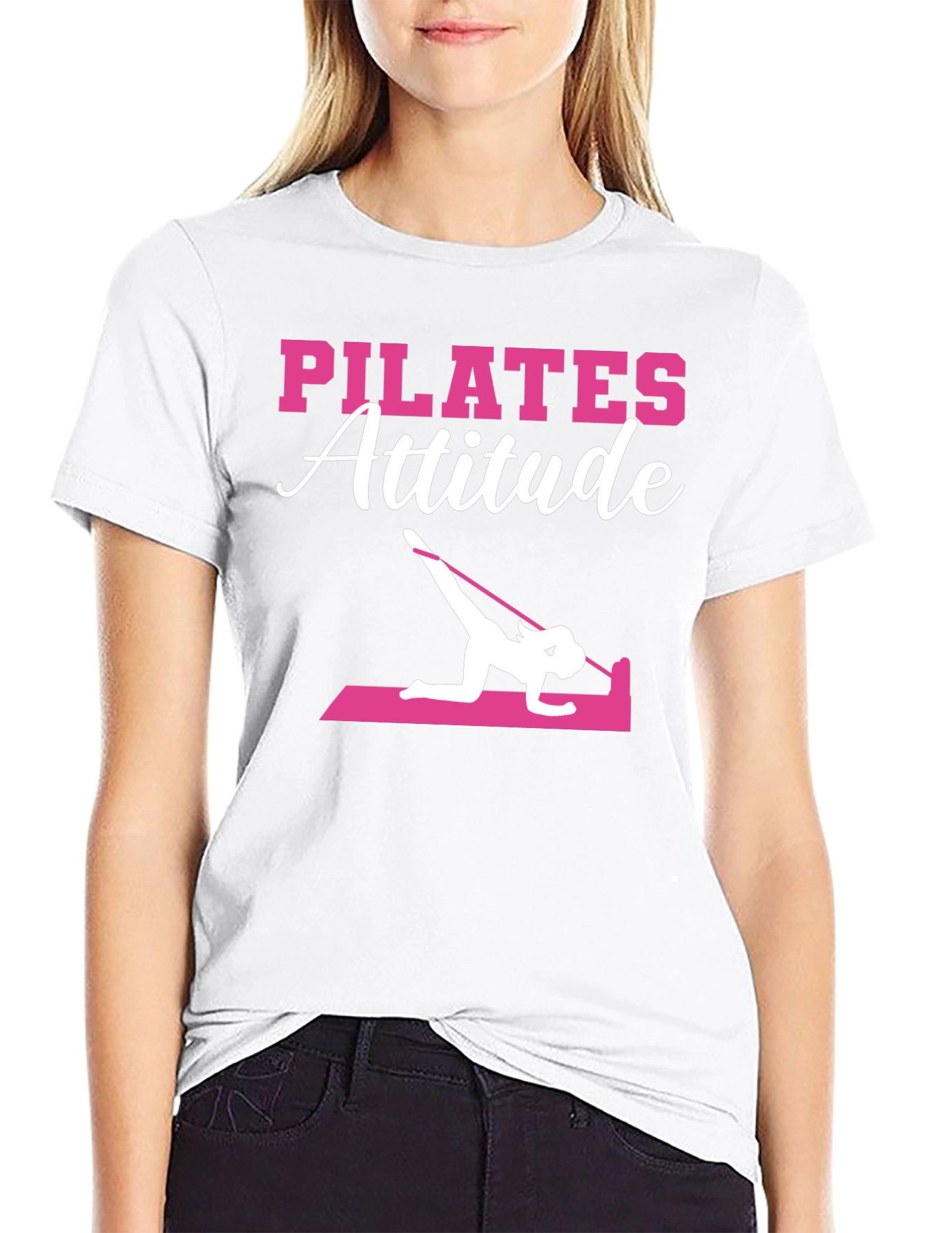 Pilates Attitude Black T-Shirt