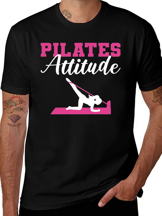 Pilates Attitude Black T-Shirt