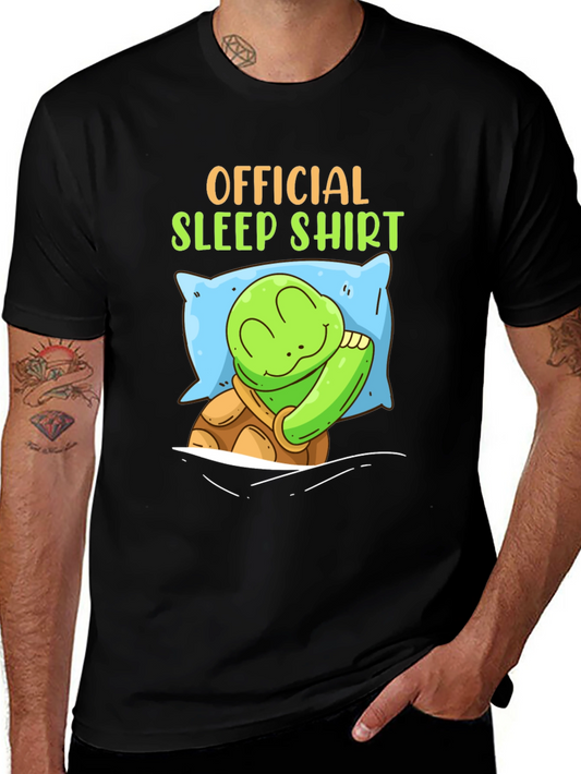 Official Sleep Shirt - Turtle on Pillow T-Shirt
