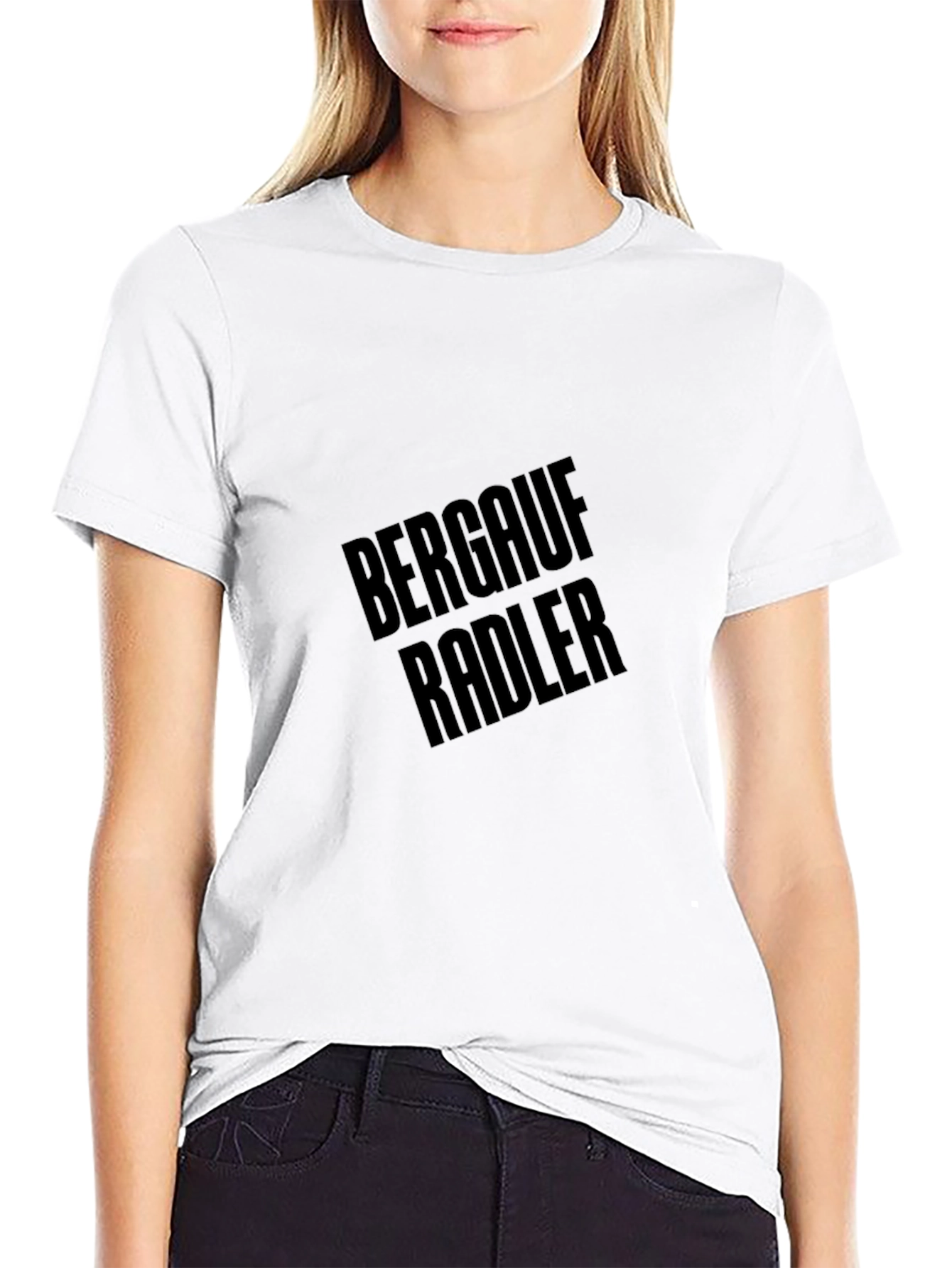 Bergauf Radler T-Shirt - Classic Black Tee