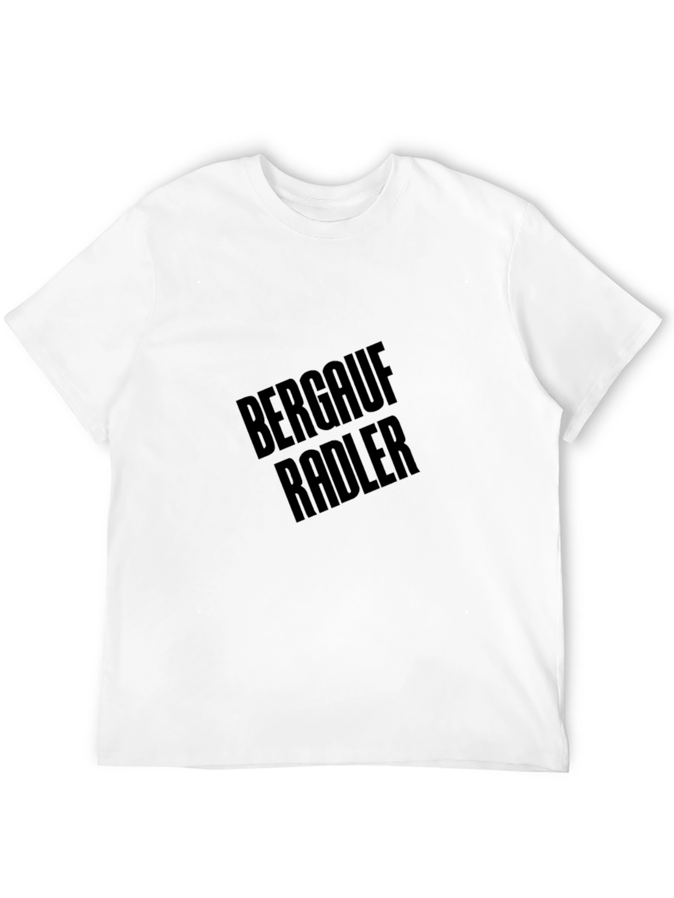 Bergauf Radler T-Shirt - Classic Black Tee