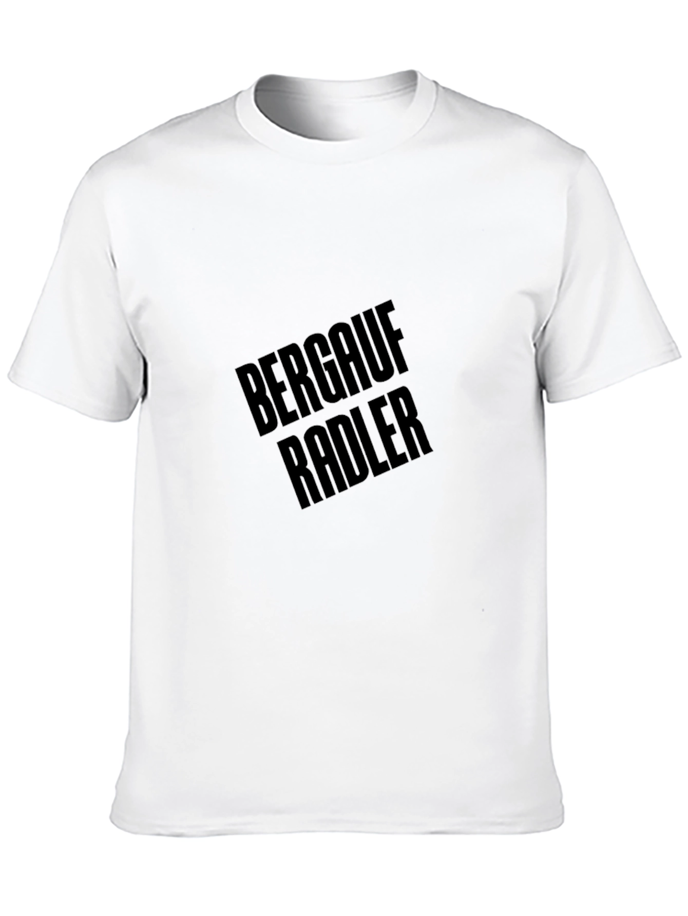 Bergauf Radler T-Shirt - Classic Black Tee