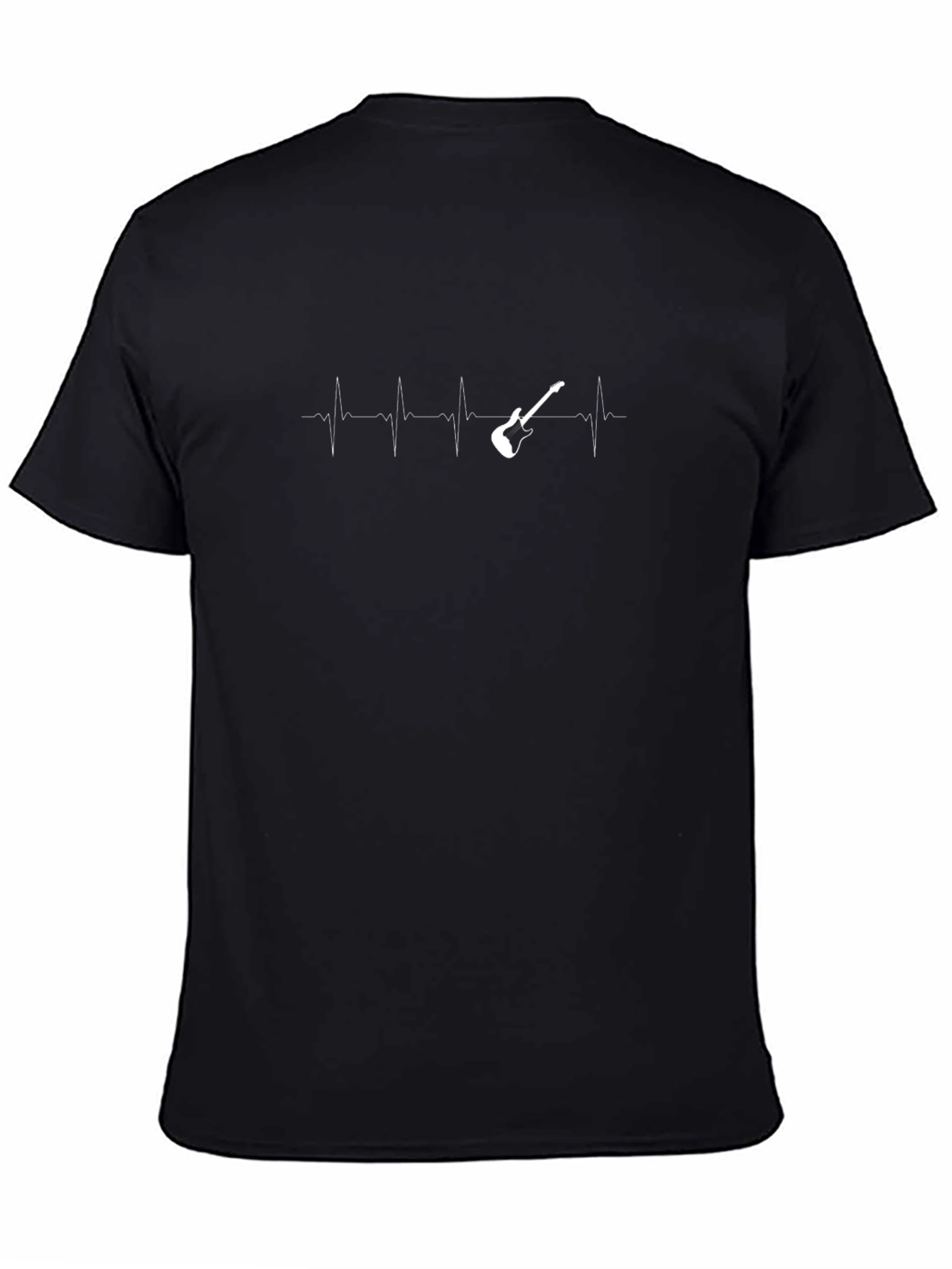 Guitar Heartbeat T-Shirt - Musicians Pulse Tee