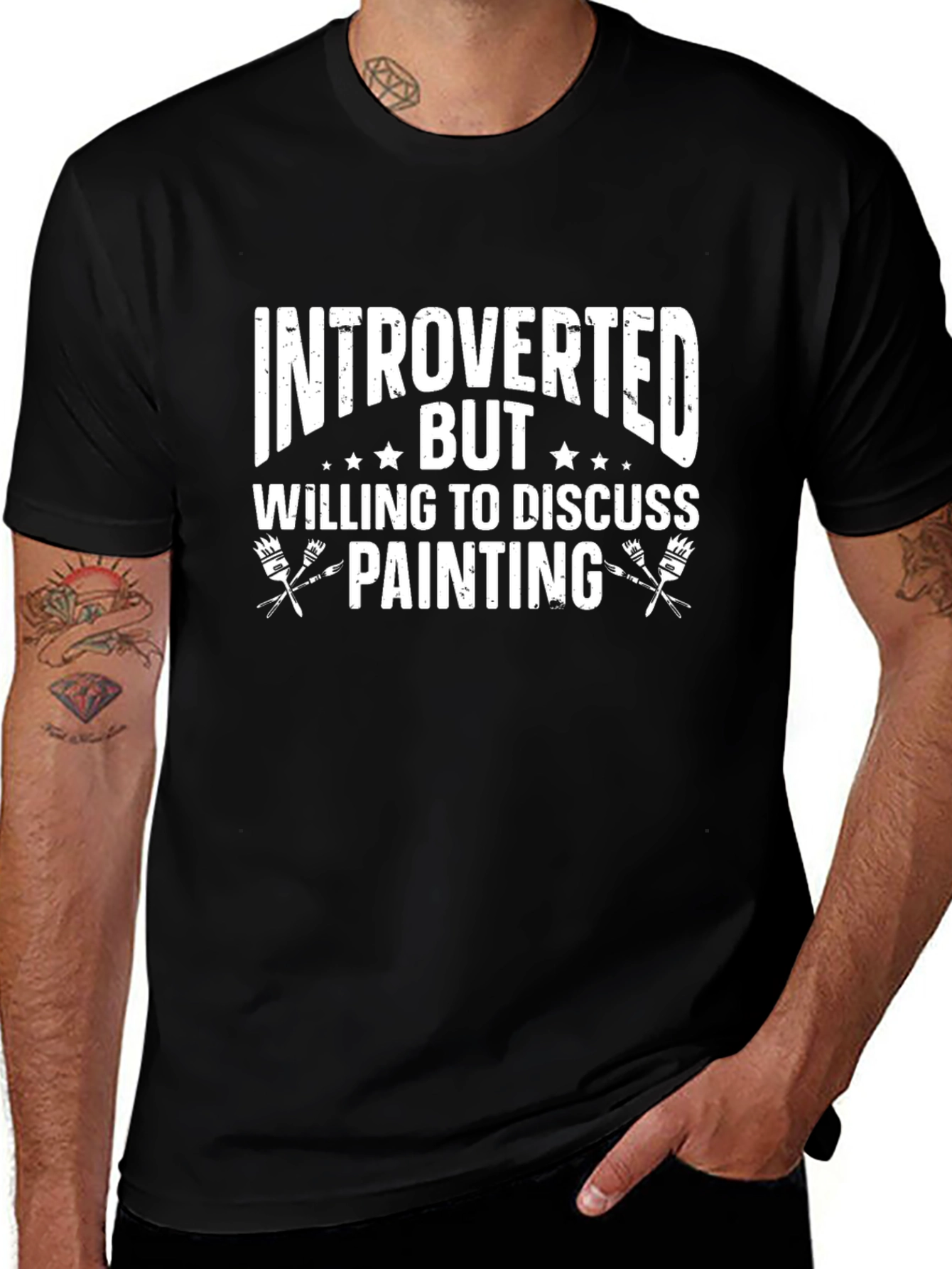 Introverted Painting T-Shirt - Art Lover Tee