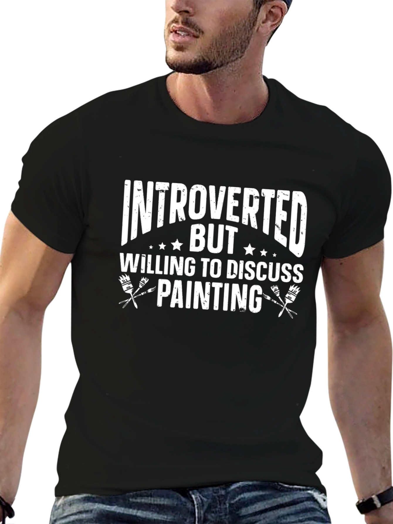 Introverted Painting T-Shirt - Art Lover Tee