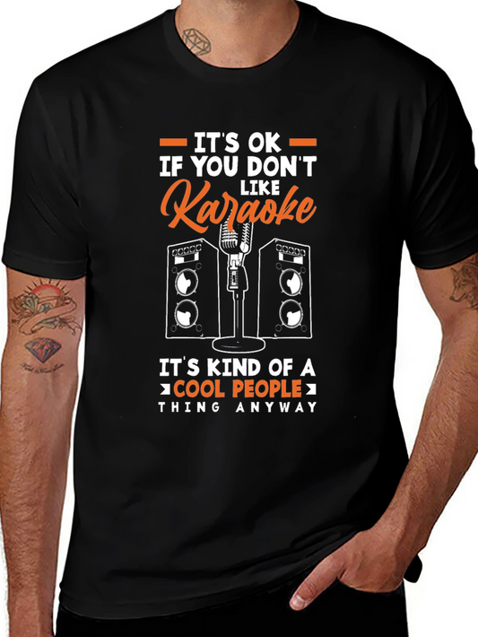 Funny Karaoke Lover Graphic T-Shirt
