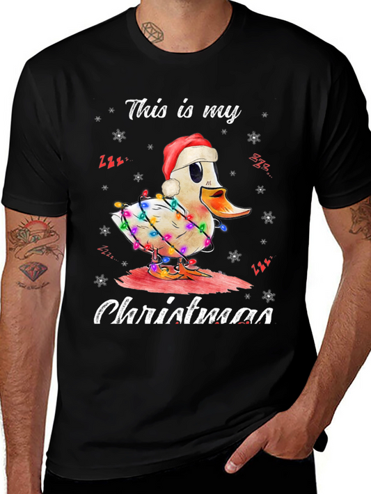 Christmas Duck T-Shirt - Holiday Humor Tee