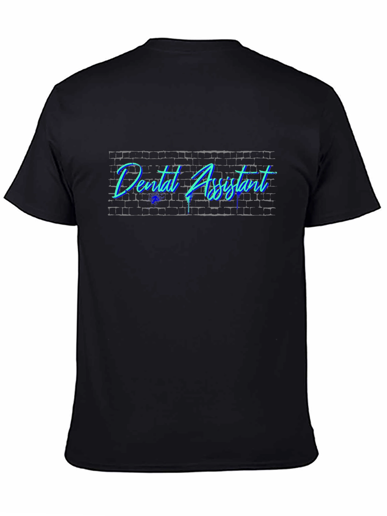 Dental Assistant Neon Brick T-Shirt