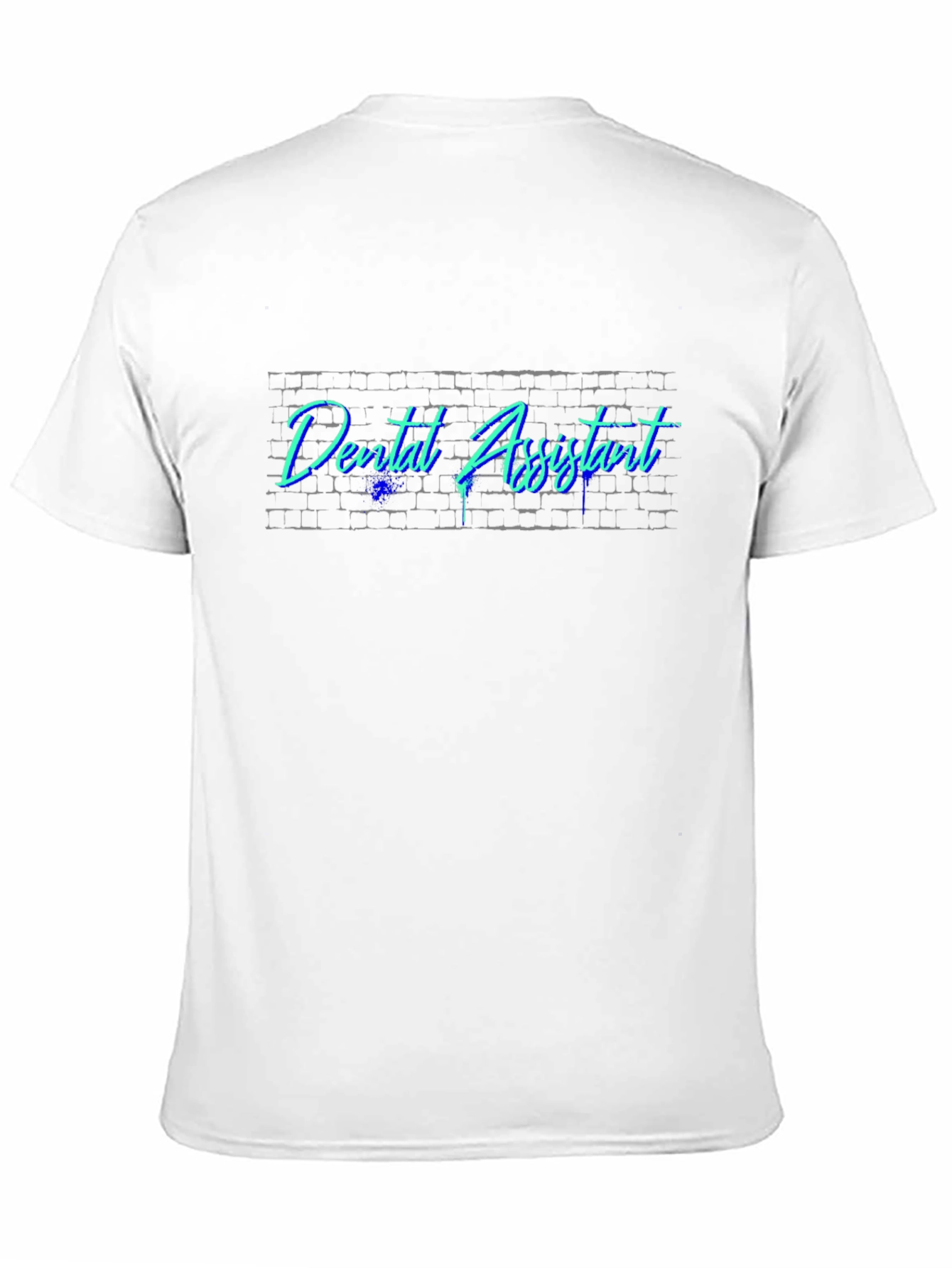Dental Assistant Neon Brick T-Shirt