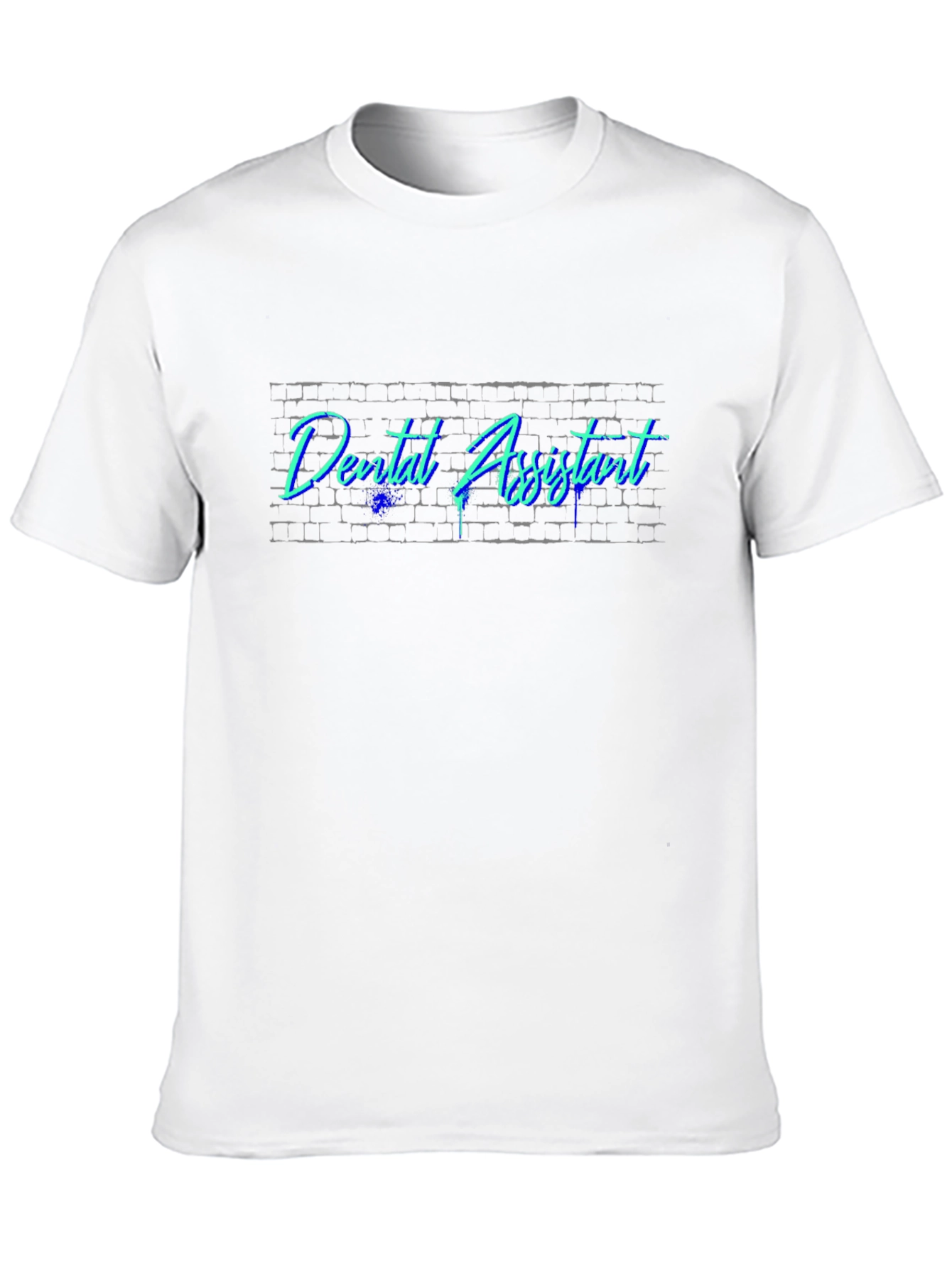Dental Assistant Neon Brick T-Shirt