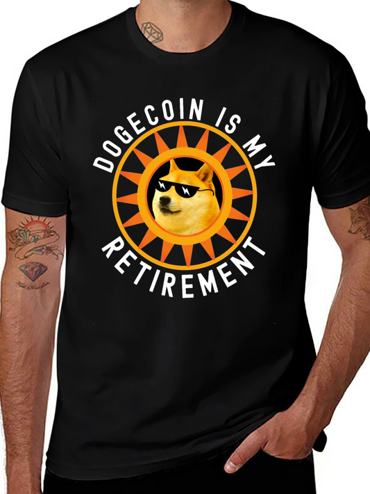 DogeCoin Retirement T-Shirt - Funny Crypto Tee