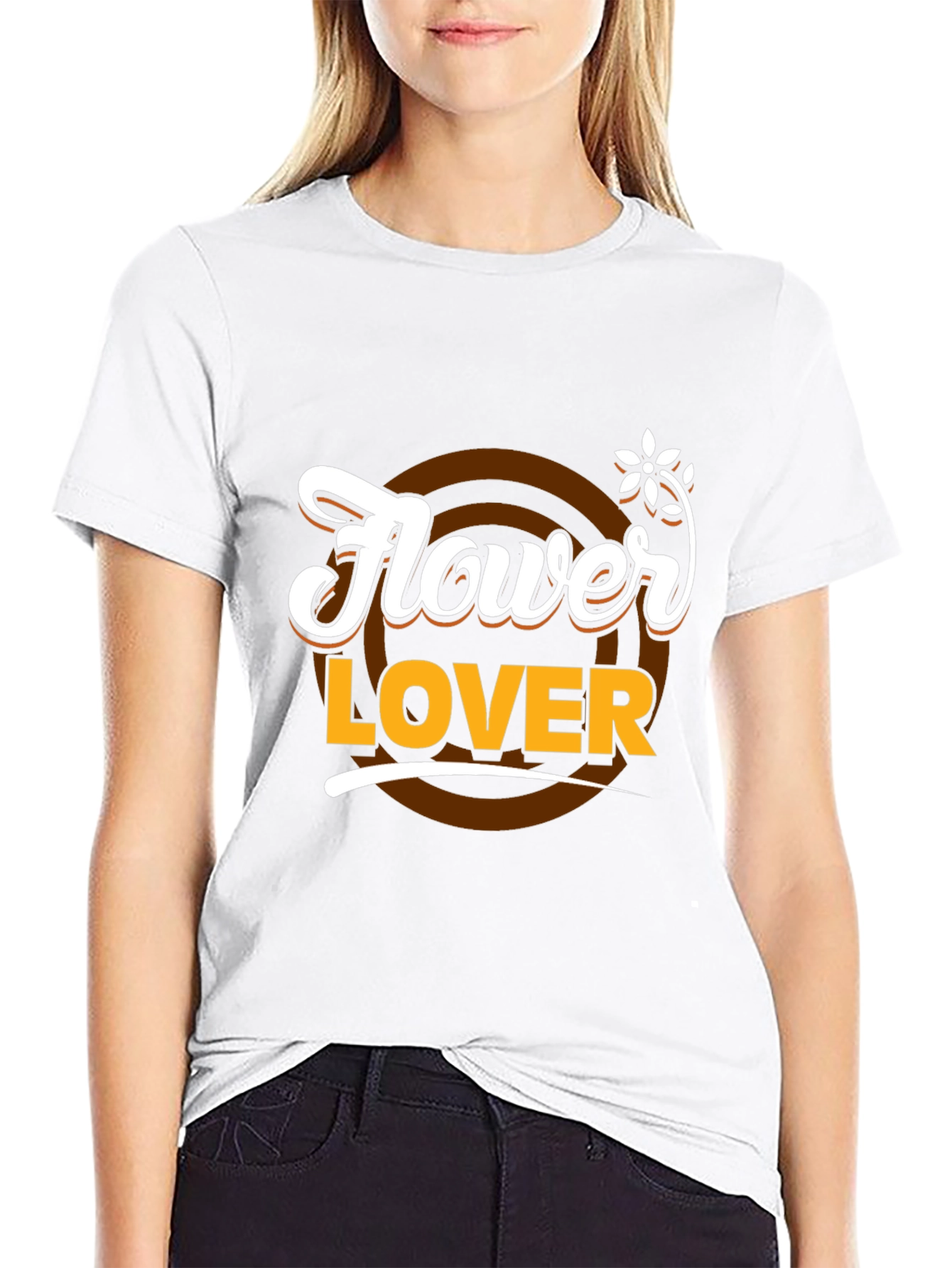 Flower Lover T-Shirt - Stylish Graphic Tee