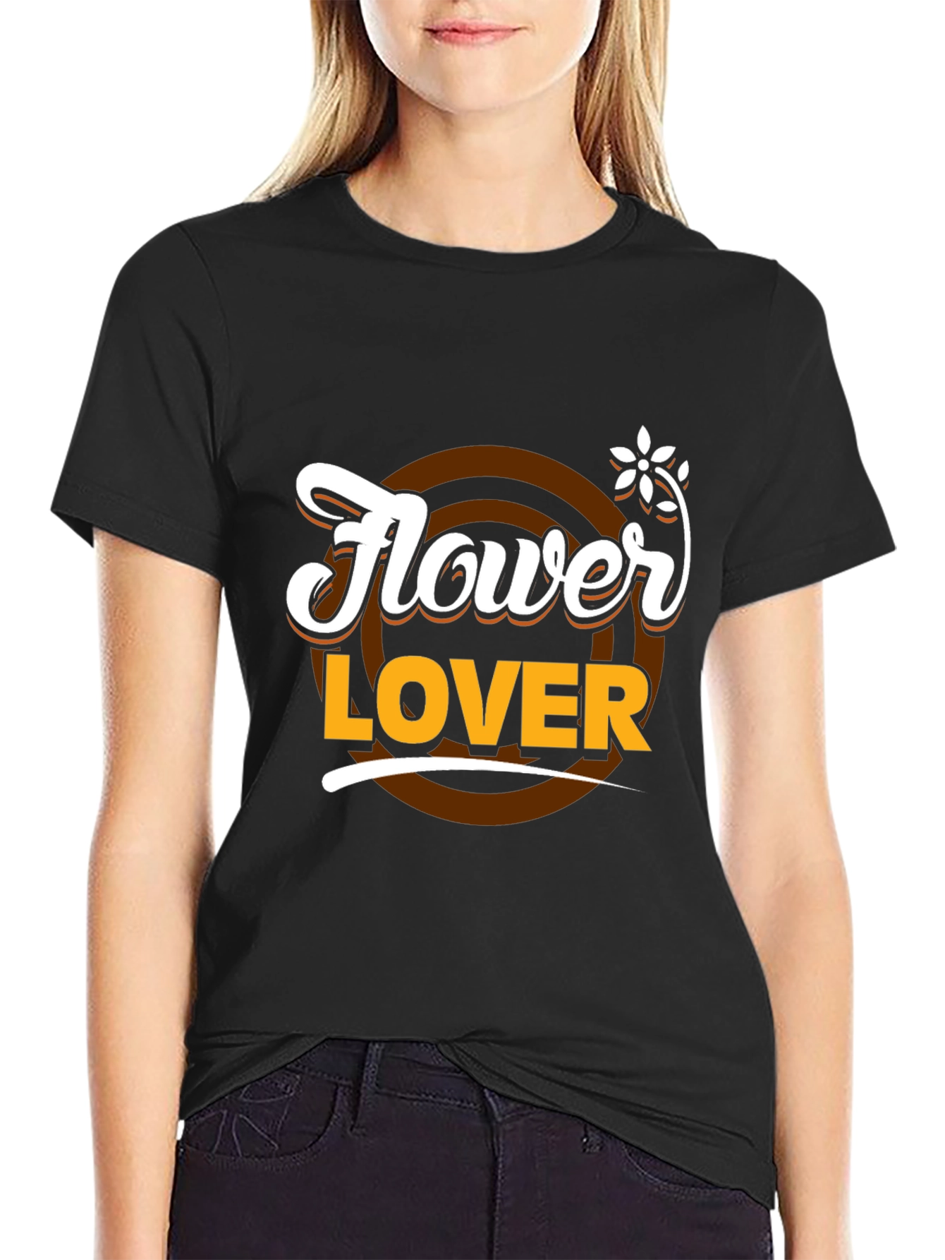 Flower Lover T-Shirt - Stylish Graphic Tee