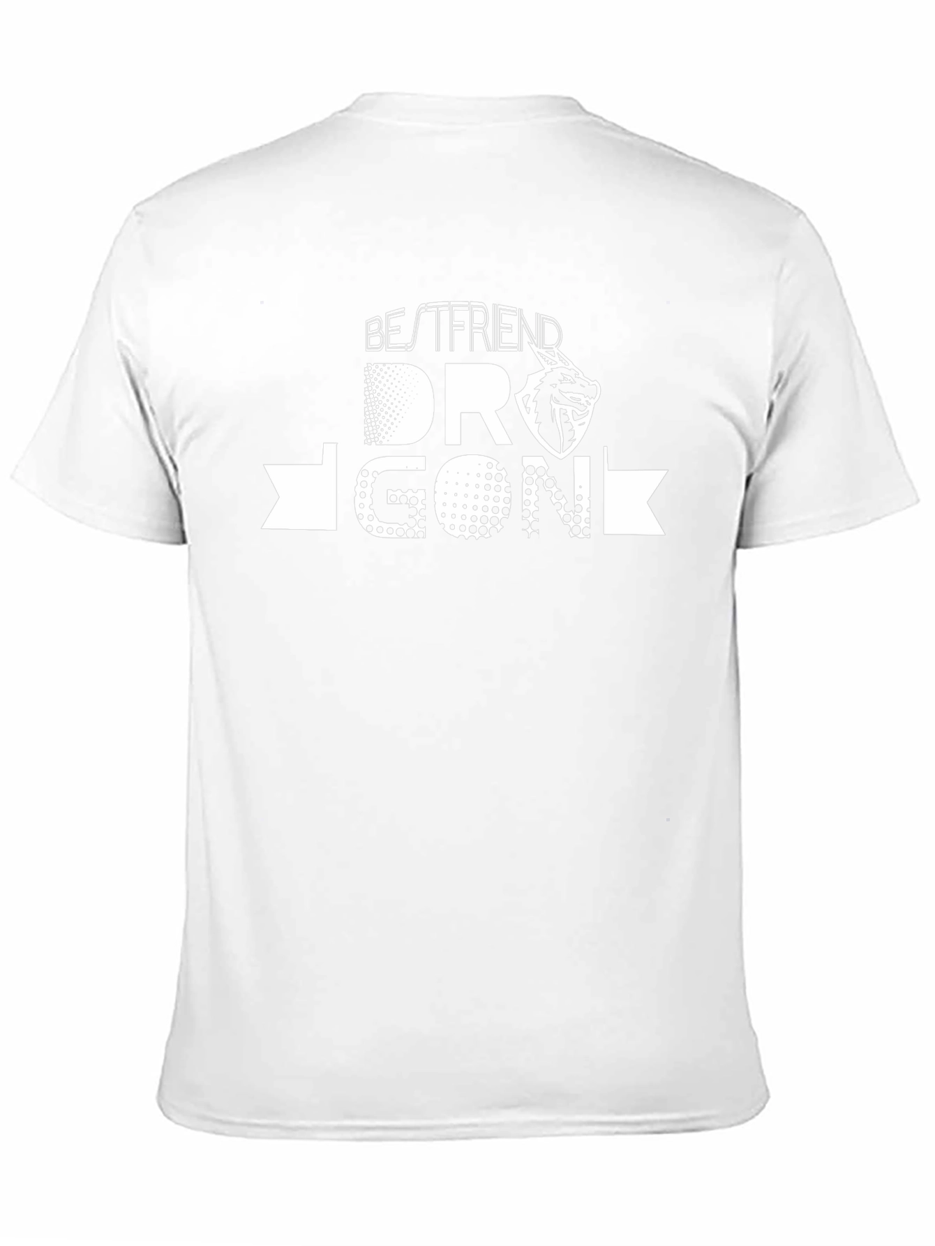 Bestfriend Dragon Graphic Black T-Shirt