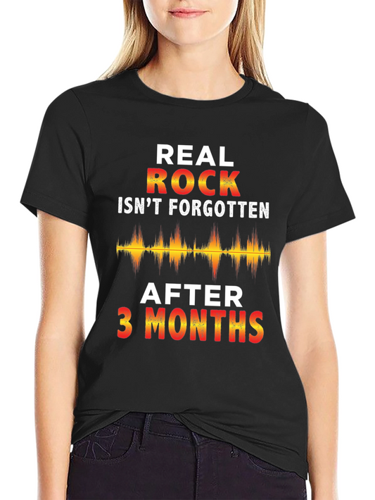 Real Rock T-Shirt - Music Never Forgotten
