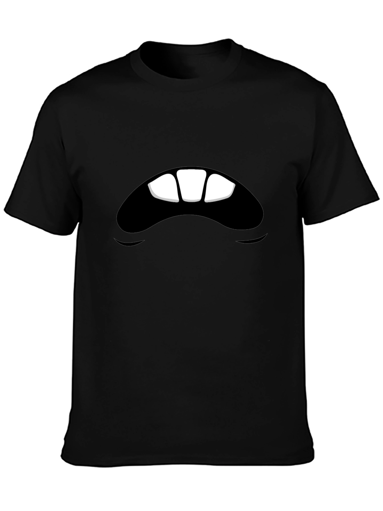 Monster Mouth Black Graphic Tee