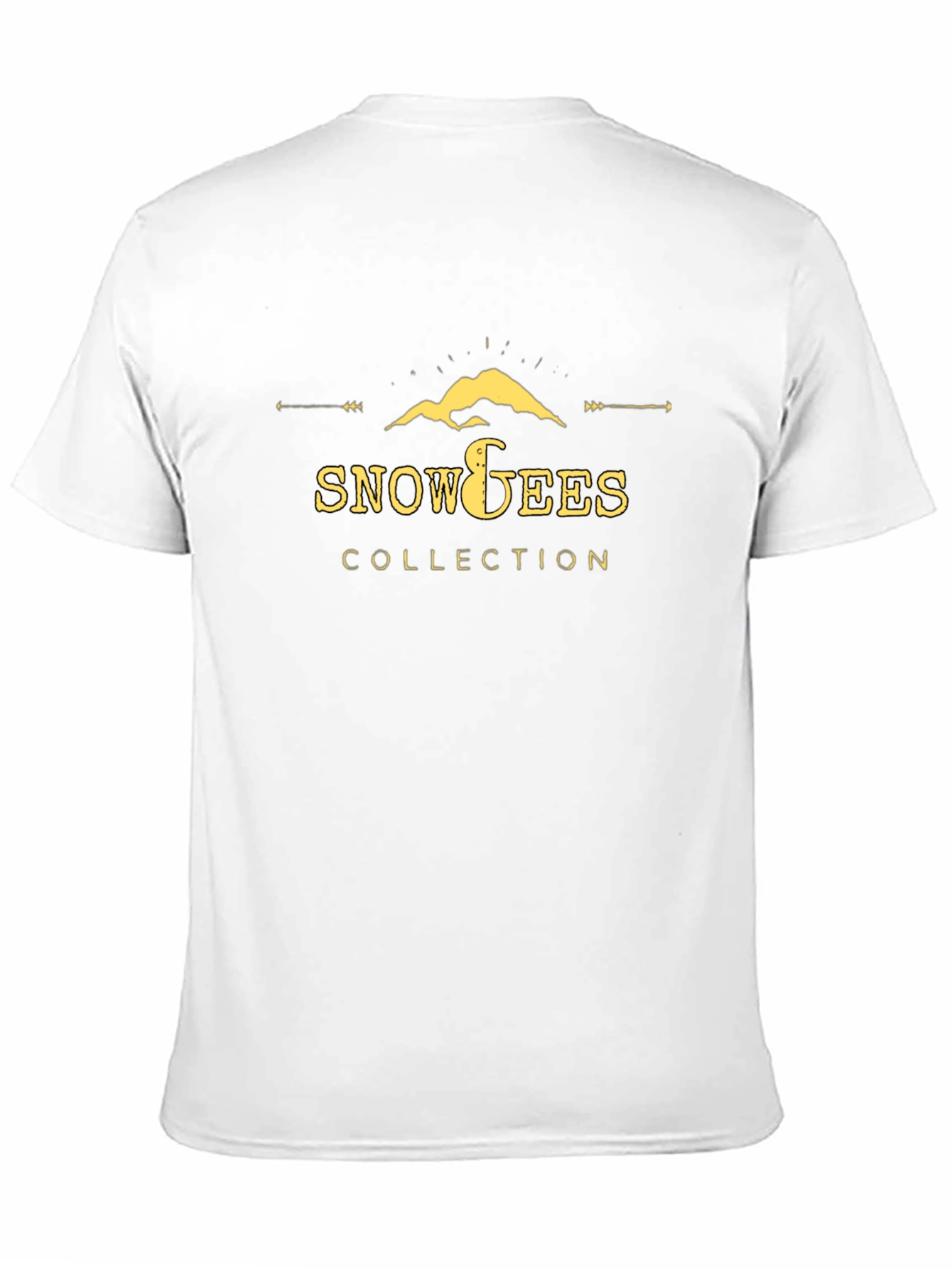 Snow Gees Collection Black Graphic T-Shirt