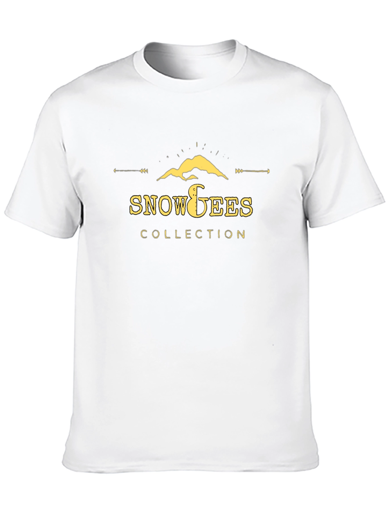 Snow Gees Collection Black Graphic T-Shirt