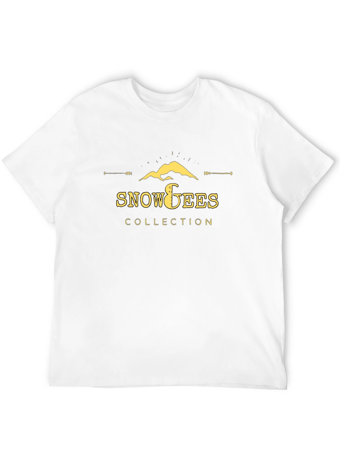 Snow Gees Collection Black Graphic T-Shirt