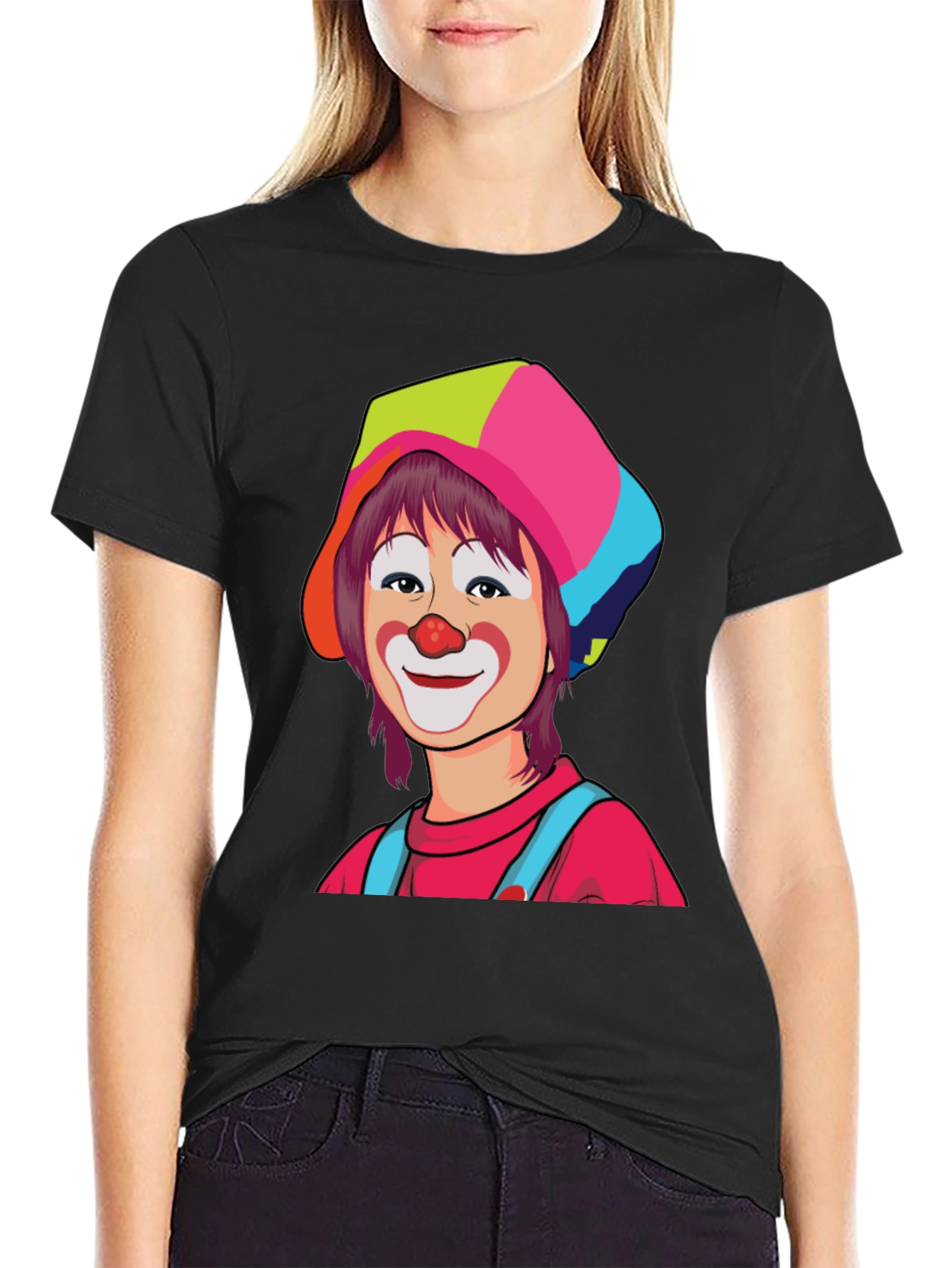 Clown Character T-Shirt - Artistic Design