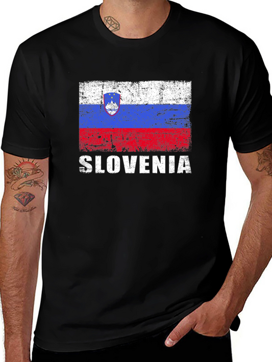 Slovenia Flag T-Shirt - Vintage Pride