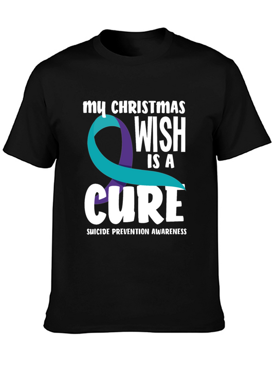Suicide Prevention Awareness Christmas Wish T-Shirt