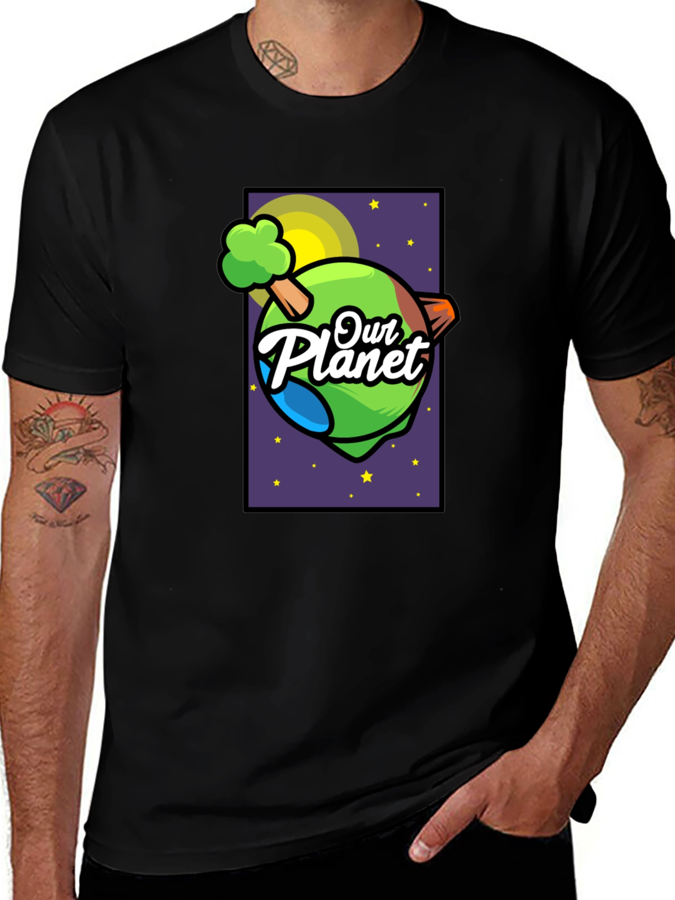 Our Planet Graphic Tee - Earth Day T-Shirt
