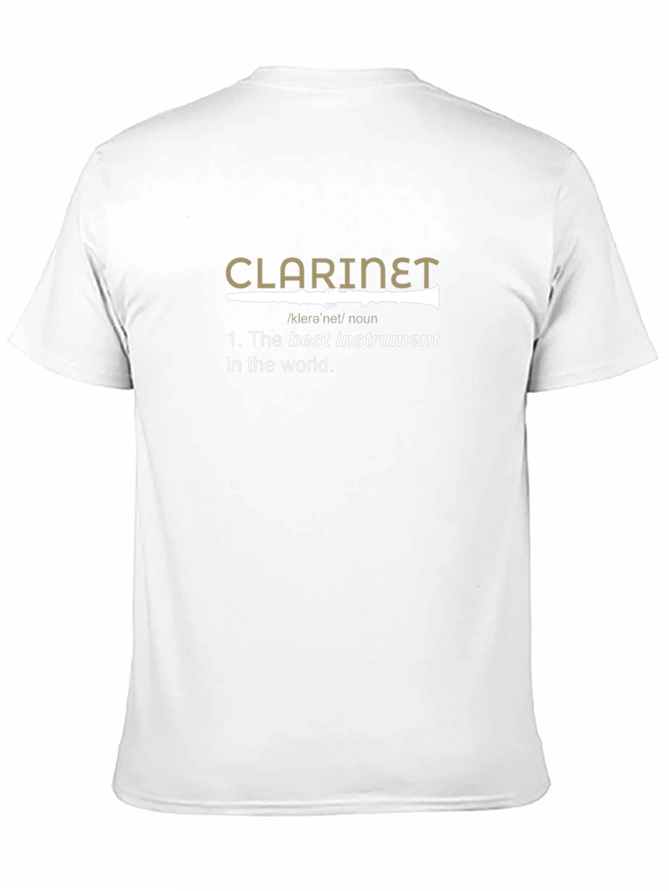 Clarinet Definition Black T-Shirt - Musician Apparel