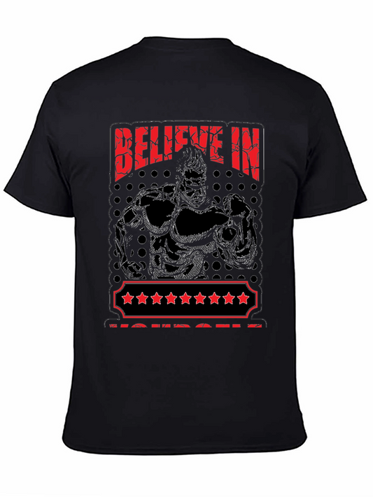 Believe in Yourself Graphic Tee - Black
