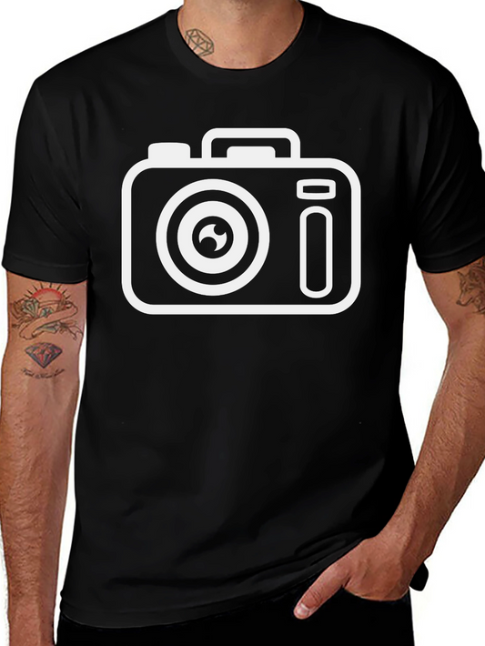 Camera Graphic T-Shirt - Photography Lover Tee