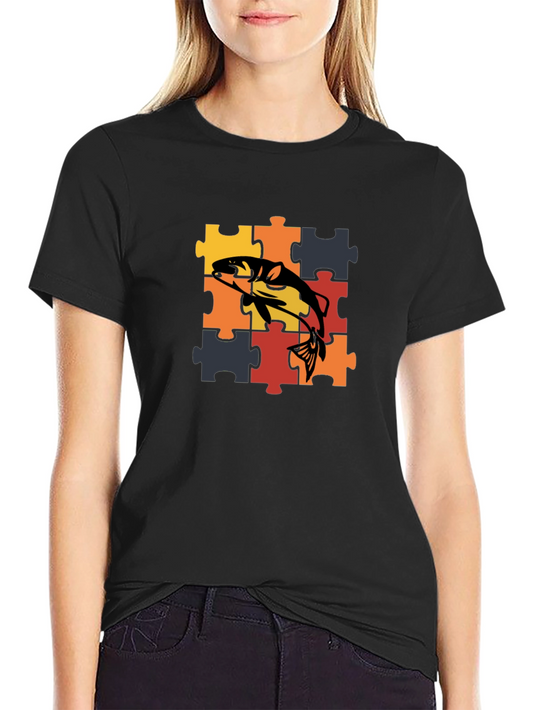 Fish Puzzle Piece T-Shirt