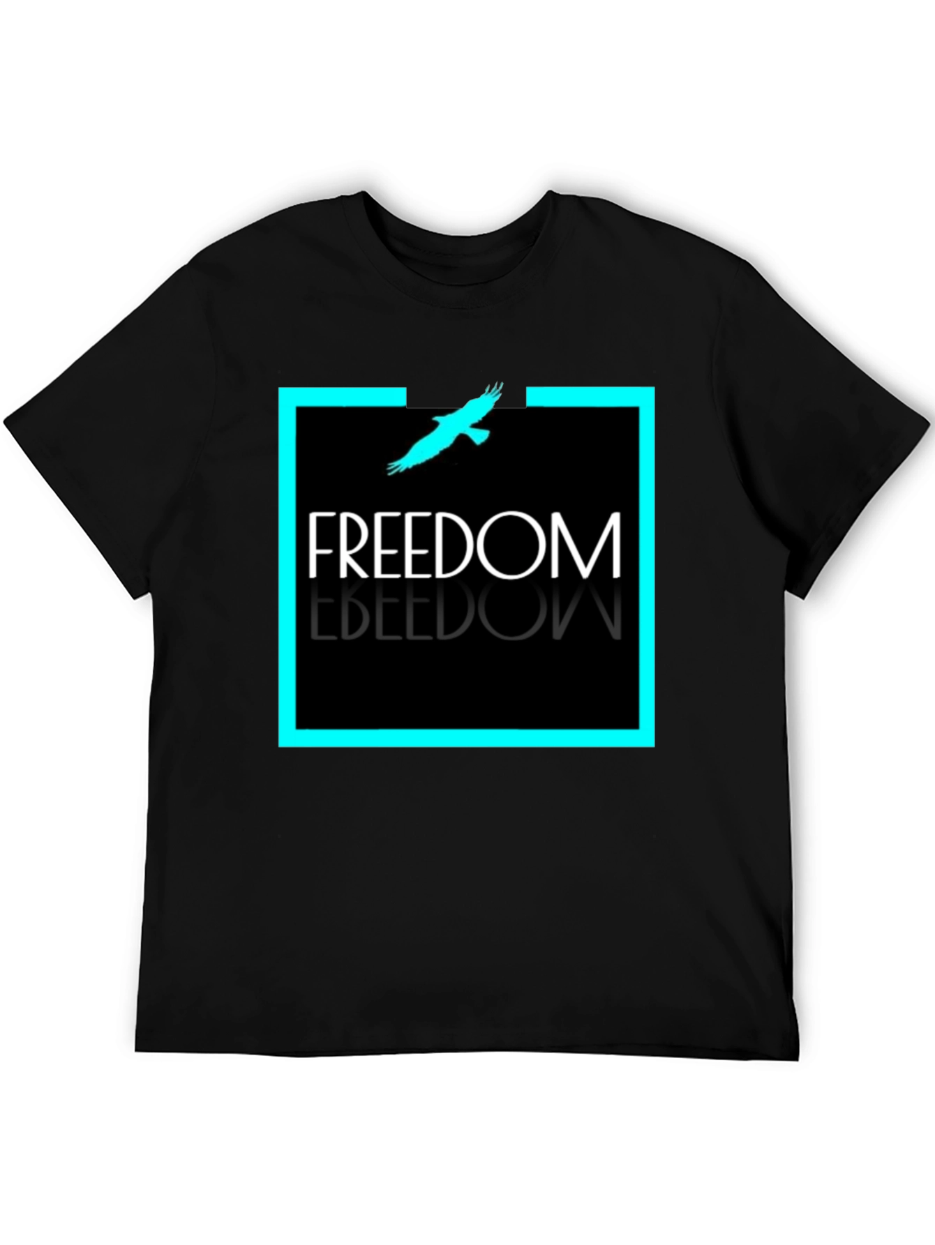 Freedom Graphic Tee - Stylish Black T-Shirt