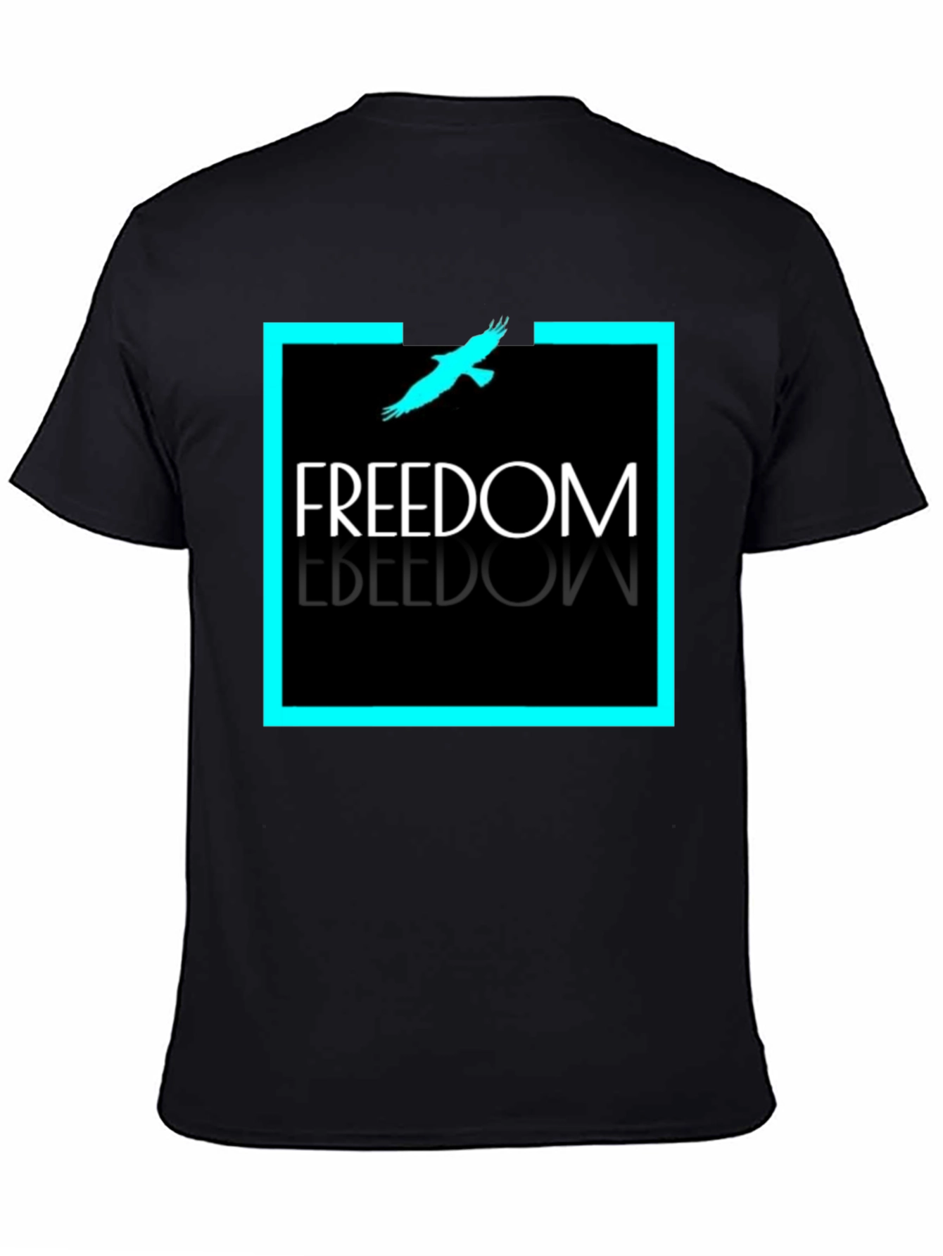 Freedom Graphic Tee - Stylish Black T-Shirt