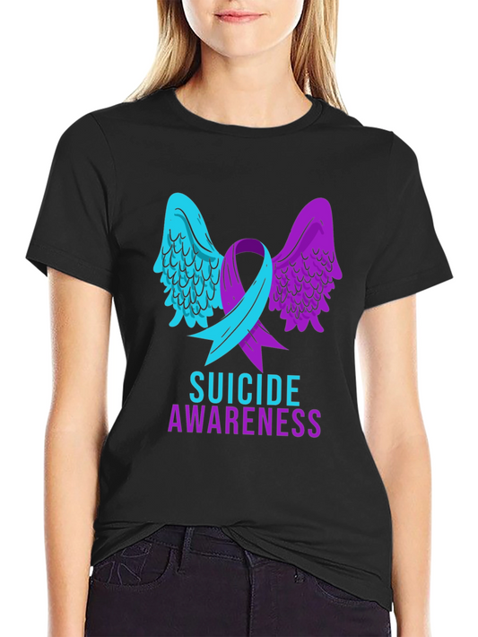 Suicide Awareness Graphic Tee Shirt - Hope & Support