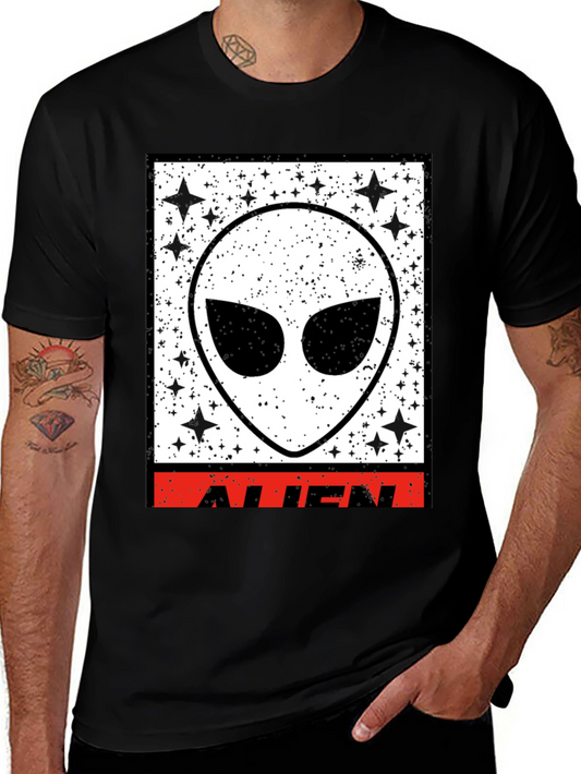 Black Alien Graphic T-Shirt