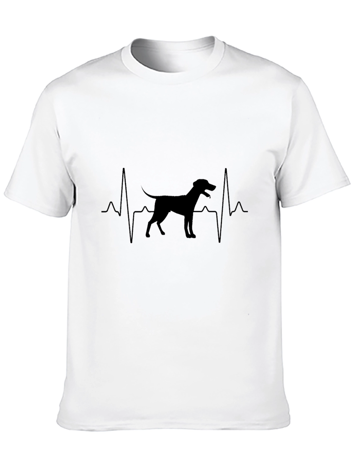 Dog Heartbeat T-Shirt - Pet Lover Tee