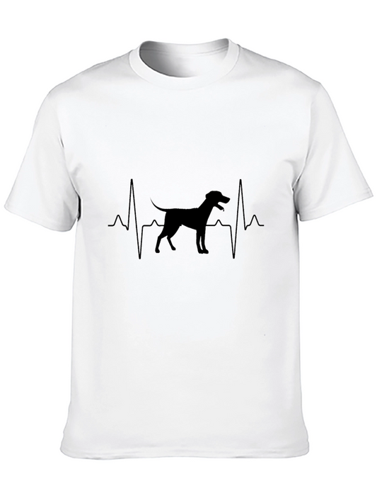 Dog Heartbeat T-Shirt - Pet Lover Tee