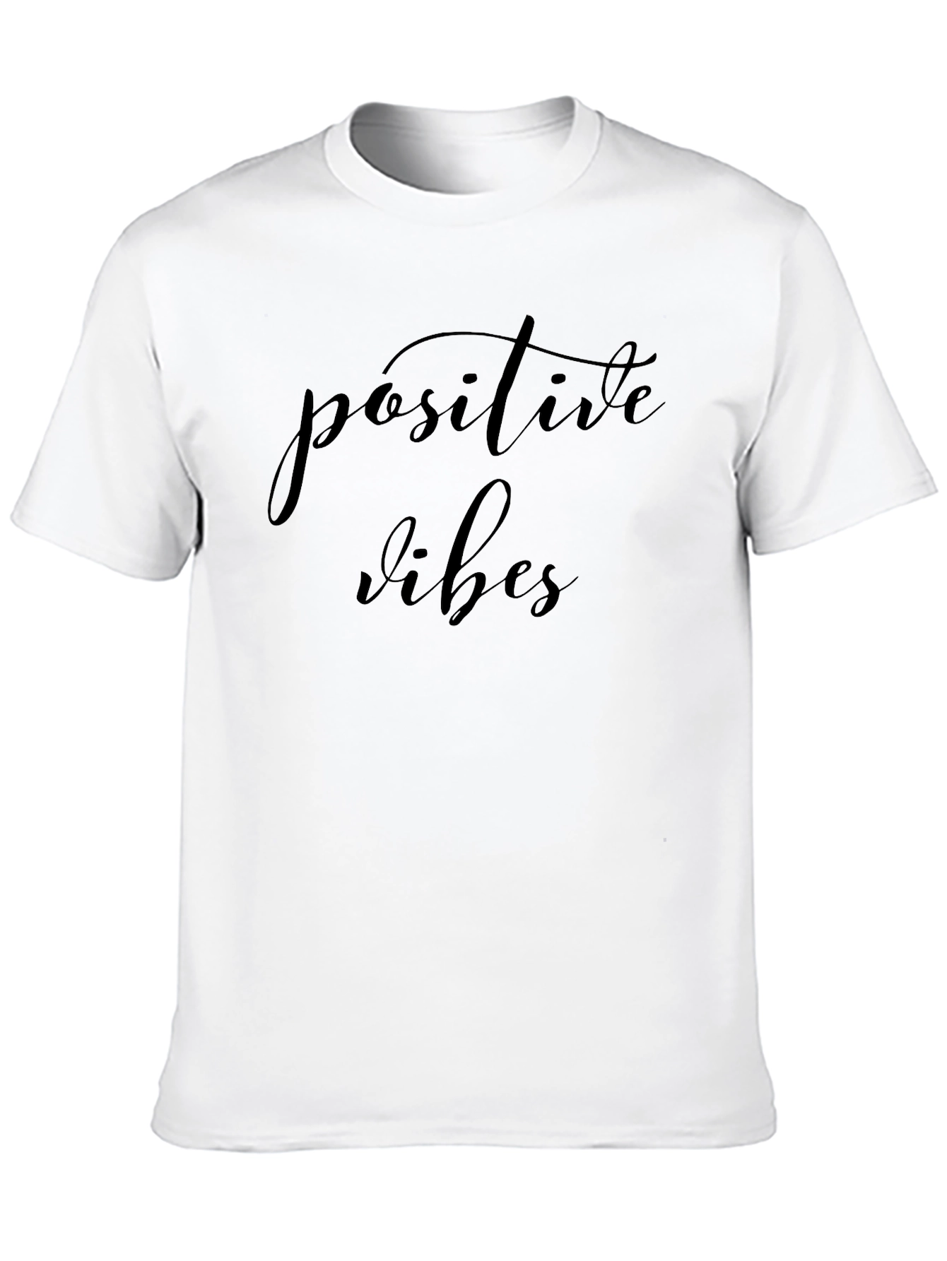 Positive Vibes Black T-Shirt