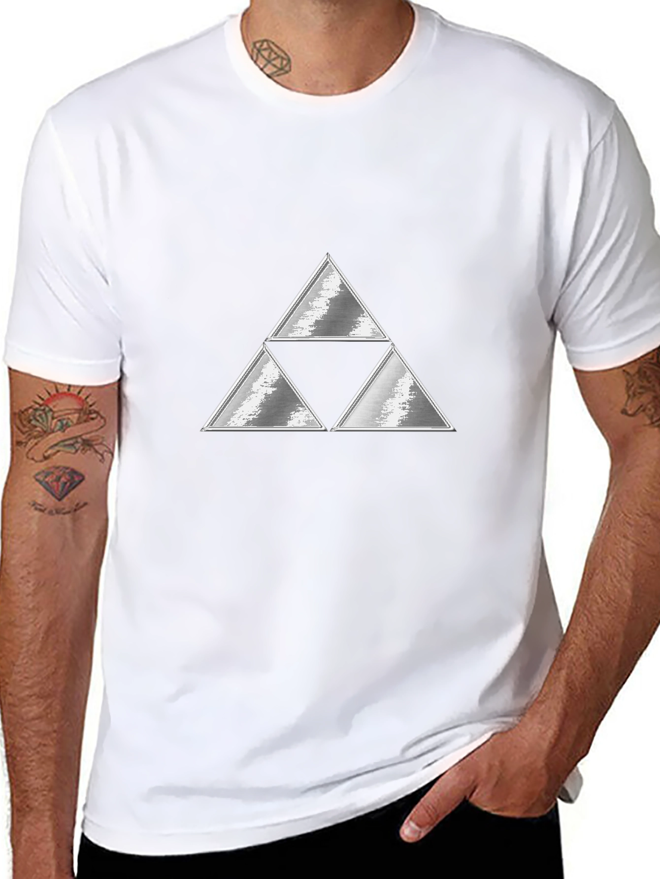 Triforce Graphic Tee - Black Zelda Shirt