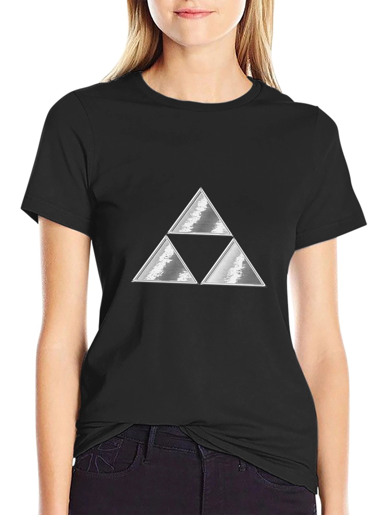 Triforce Graphic Tee - Black Zelda Shirt
