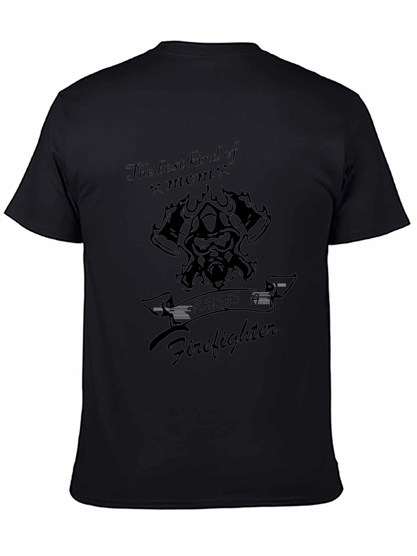 Firefighter Mom Graphic T-Shirt