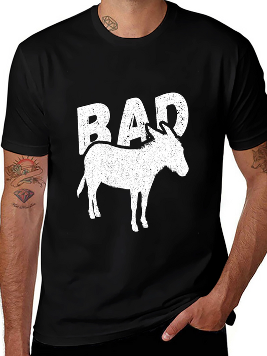 Bad Ass Tee - Funny Graphic Novelty Donkey T-Shirt