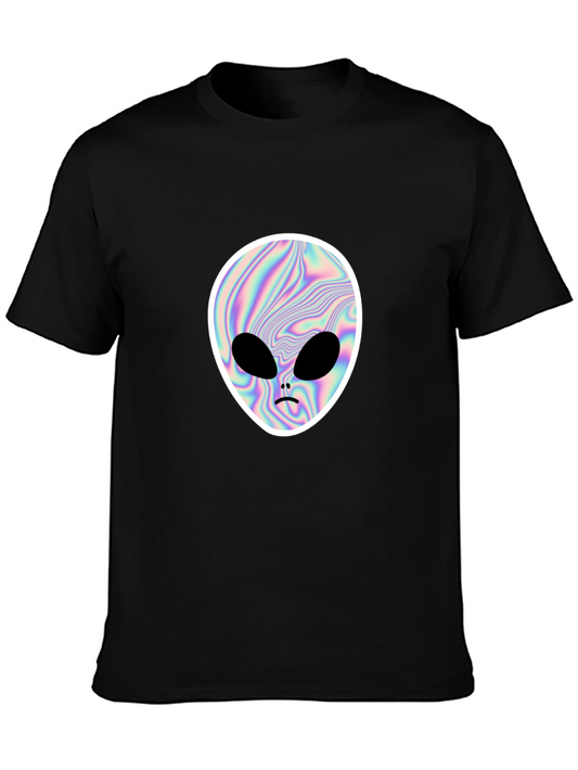 Alien Graphic Tee - Black Short Sleeve