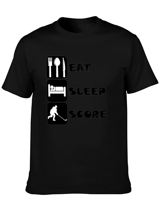 Eat Sleep Score Hockey T-Shirt